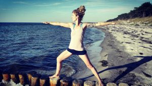 Yogakrieger-Yogaübung